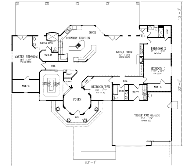 main floor house blueprint