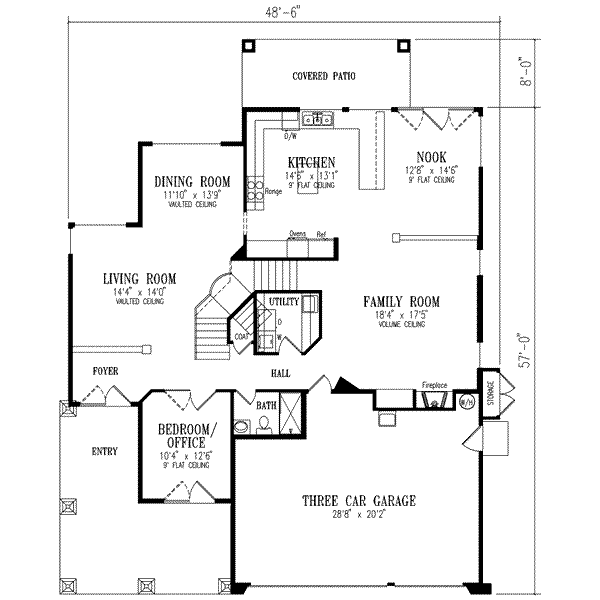 main floor house blueprint