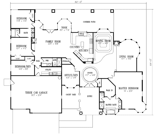 main floor house blueprint
