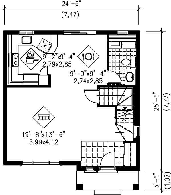 main floor house blueprint