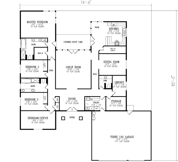 main floor house blueprint