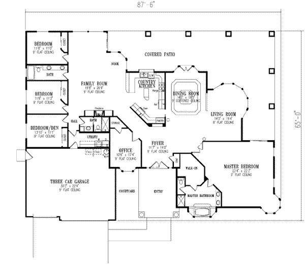 main floor house blueprint