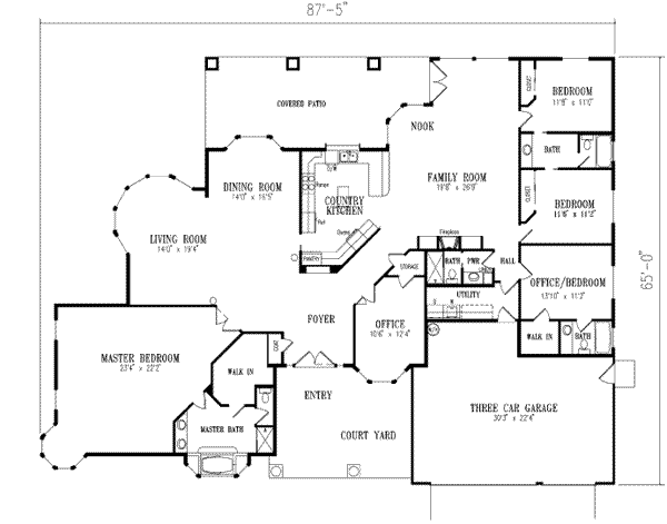 main floor house blueprint