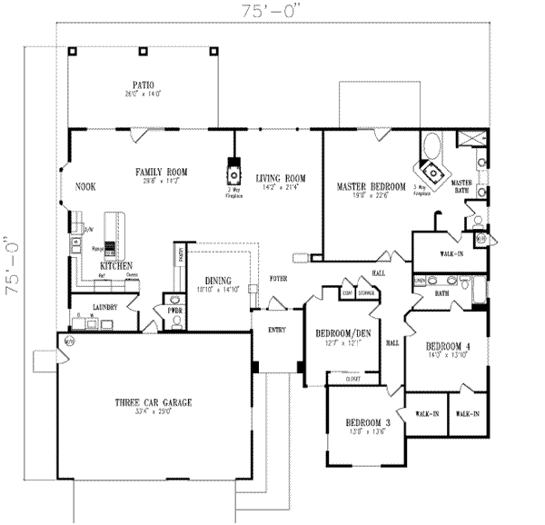 main floor house blueprint