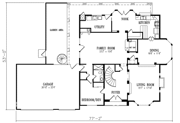 main floor house blueprint