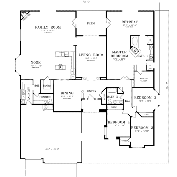 main floor house blueprint
