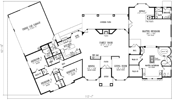 main floor house blueprint