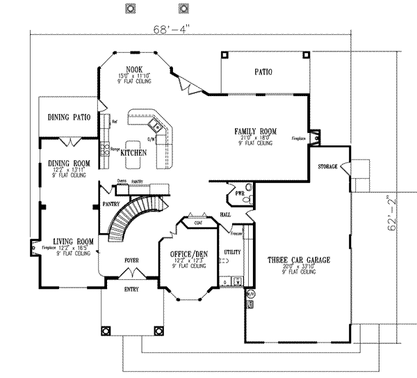 main floor house blueprint