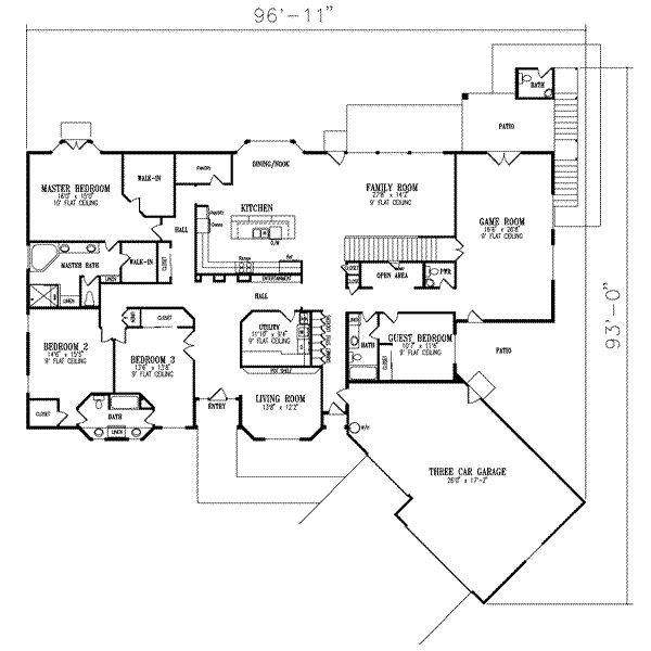 main floor house blueprint
