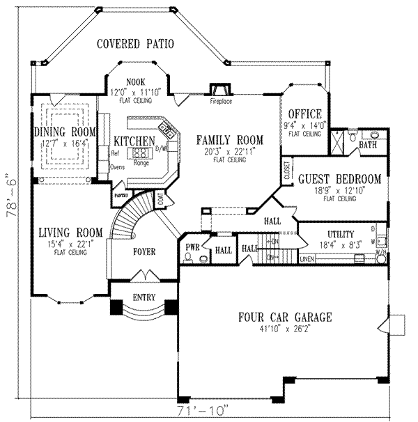 main floor house blueprint