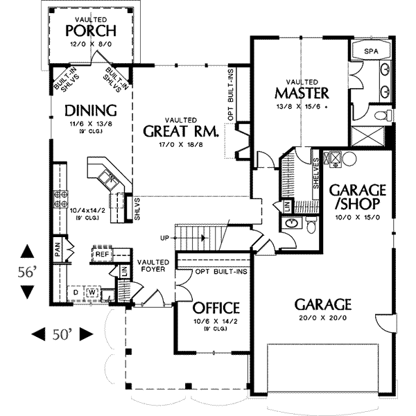 main floor house blueprint