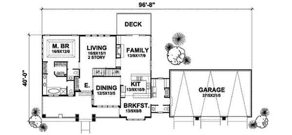 main floor house blueprint