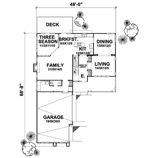 main floor house blueprint