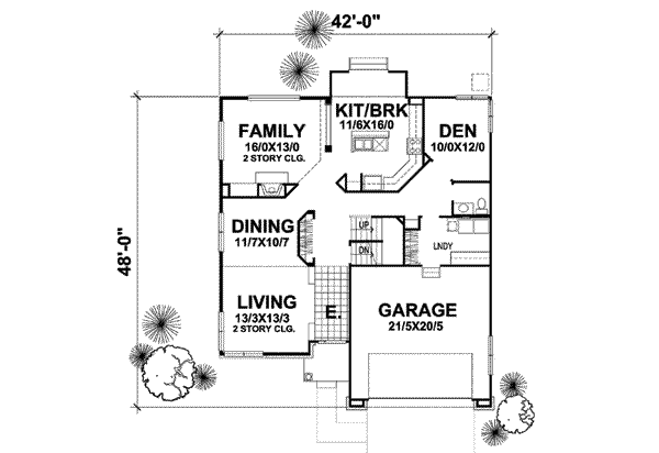 main floor house blueprint