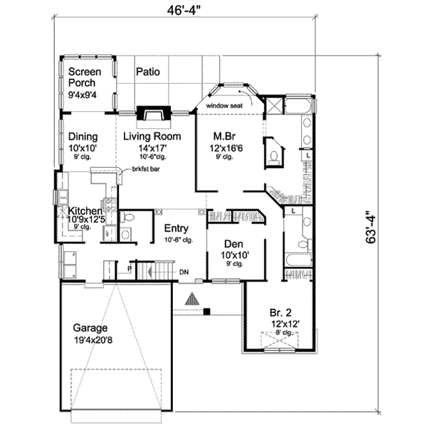 main floor house blueprint