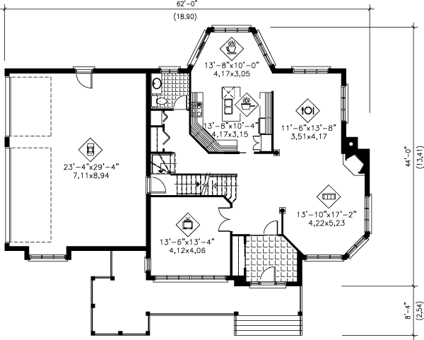 main floor house blueprint