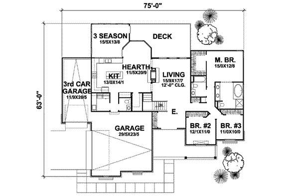 main floor house blueprint