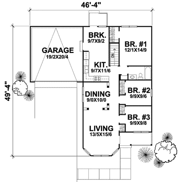 main floor house blueprint
