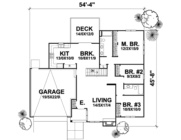 main floor house blueprint