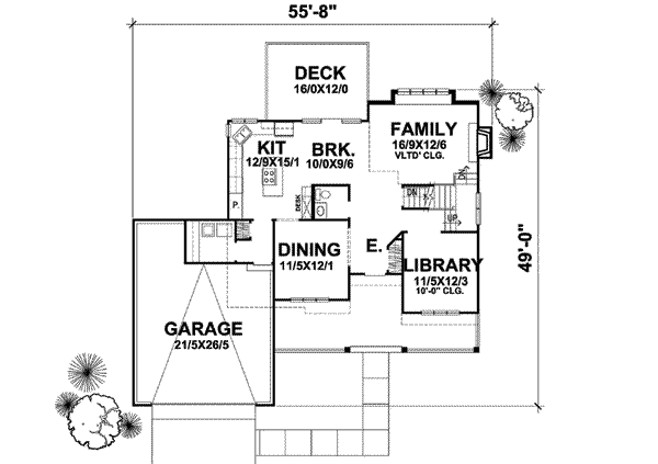 main floor house blueprint