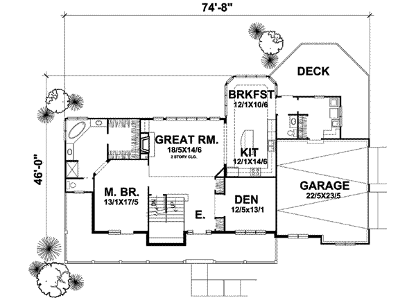 main floor house blueprint
