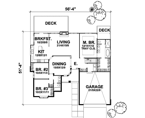 main floor house blueprint