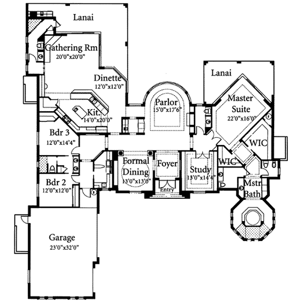 main floor house blueprint