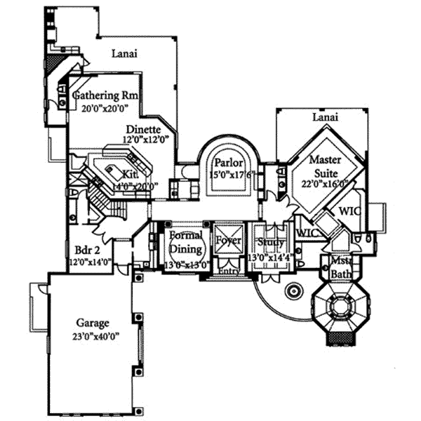 main floor house blueprint