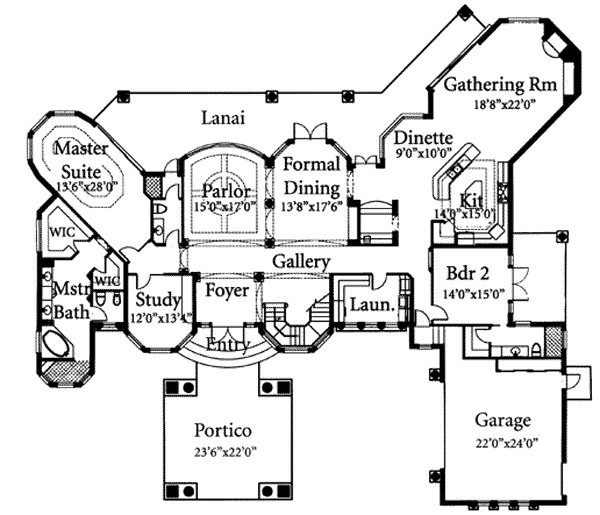 main floor house blueprint