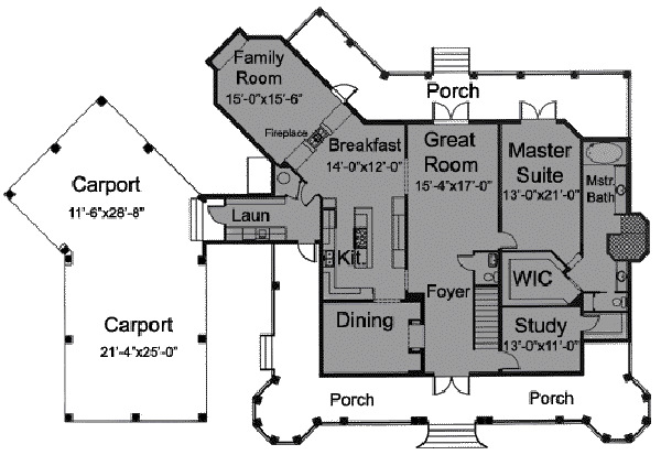 main floor house blueprint