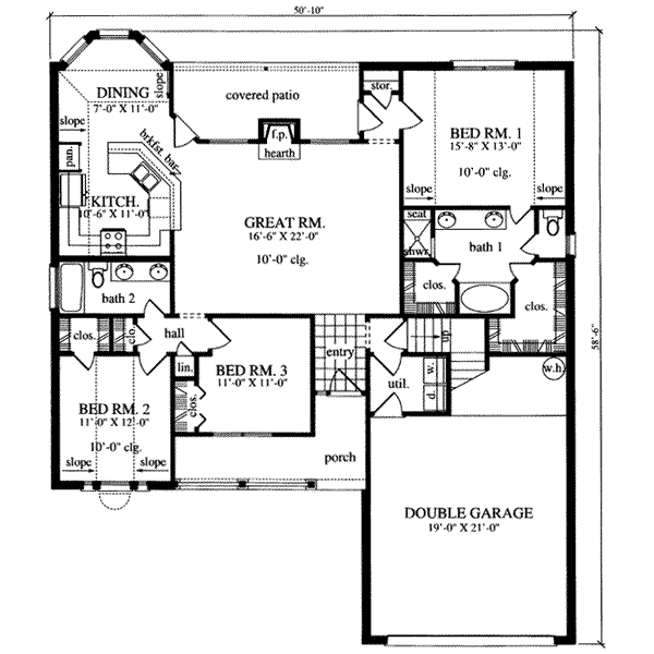 main floor house blueprint