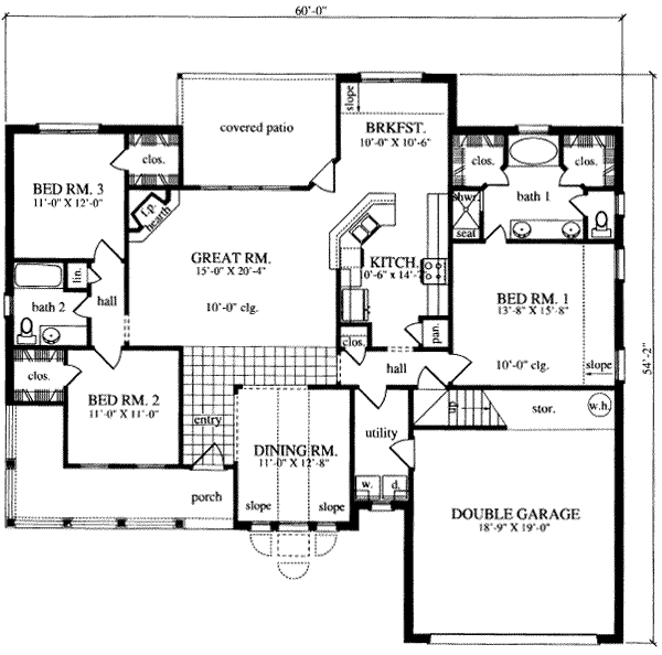 main floor house blueprint