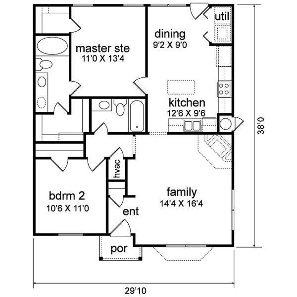 main floor house blueprint
