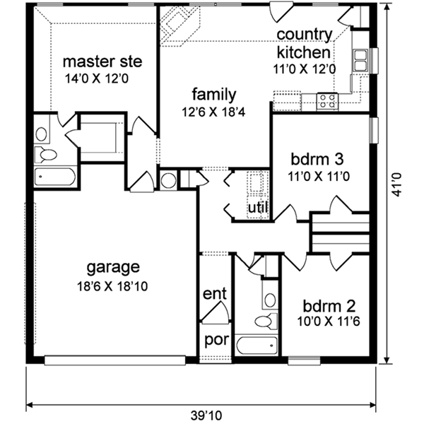 main floor house blueprint