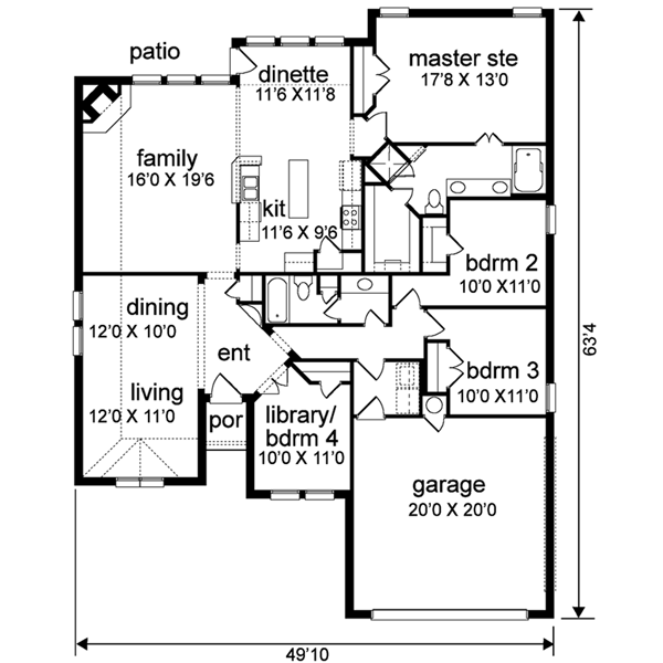 main floor house blueprint