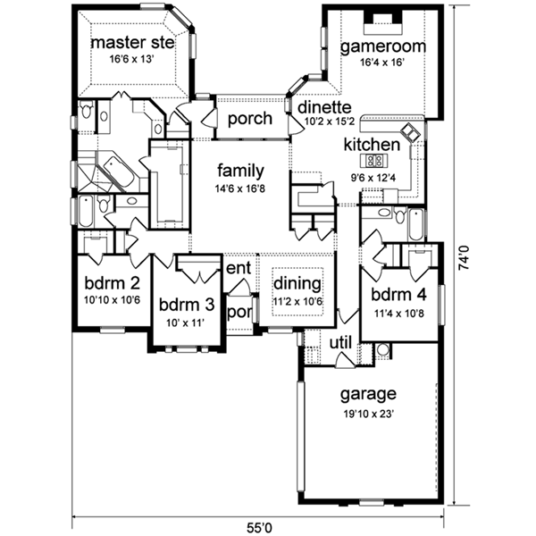 main floor house blueprint