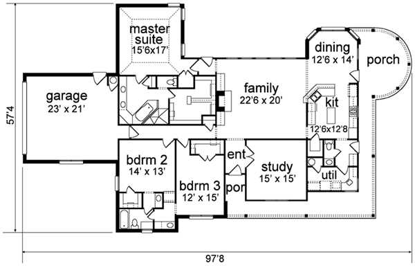 main floor house blueprint