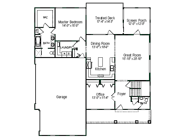 main floor house blueprint