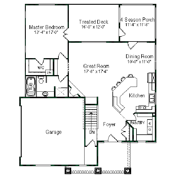 main floor house blueprint