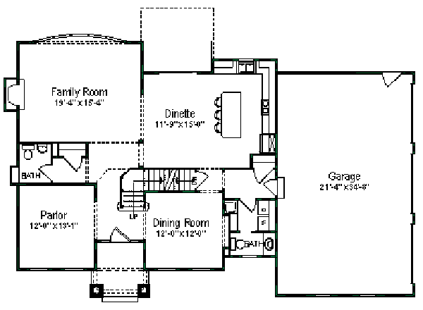 main floor house blueprint