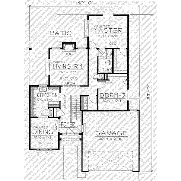 main floor house blueprint