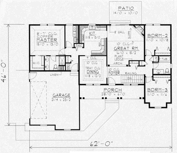 main floor house blueprint