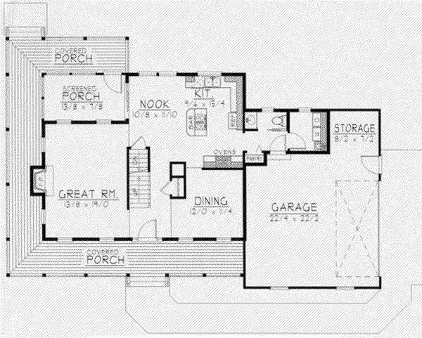 main floor house blueprint