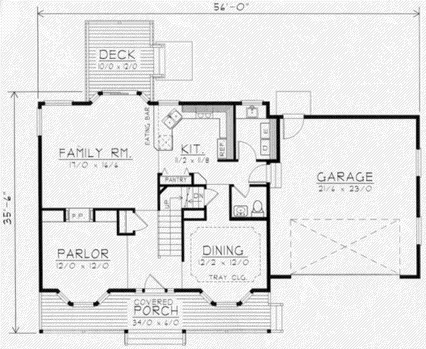 main floor house blueprint