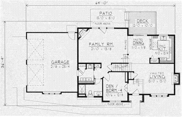 main floor house blueprint