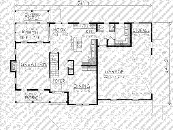 main floor house blueprint