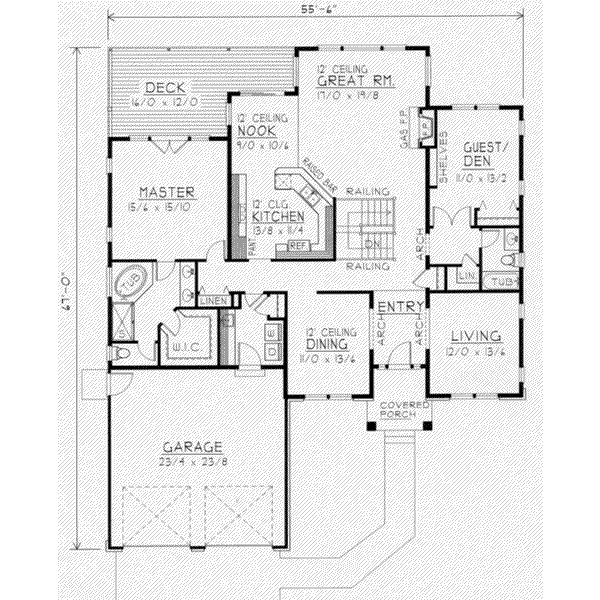 main floor house blueprint