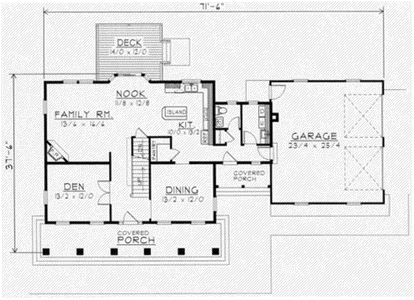 main floor house blueprint