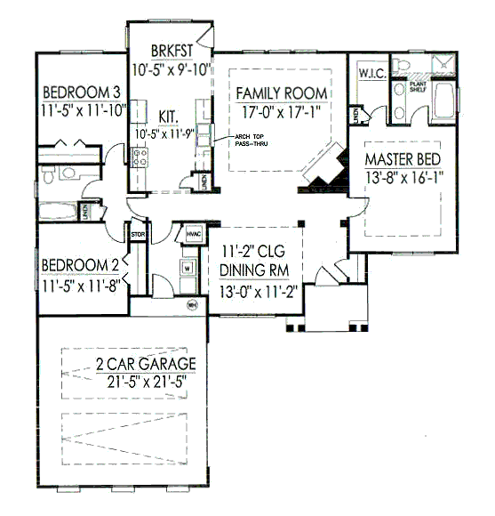 main floor house blueprint