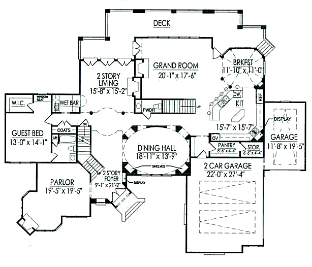 main floor house blueprint